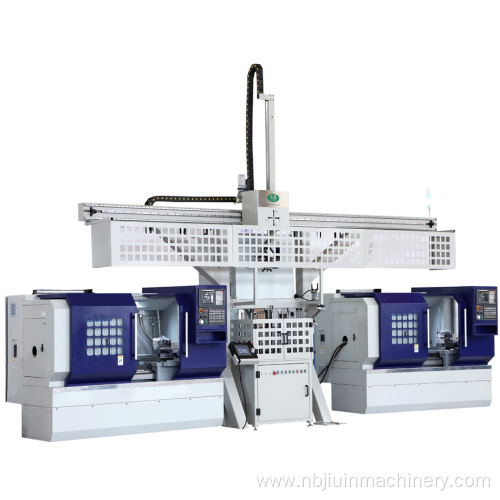 Gantry Loader With Two CNC Machines